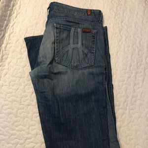 7 for all mankind A pocket flares.